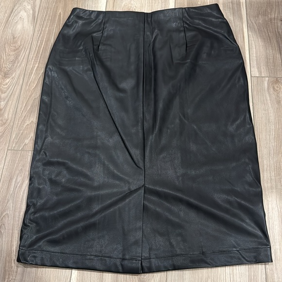Faux Leather Skirt - Picture 6 of 7